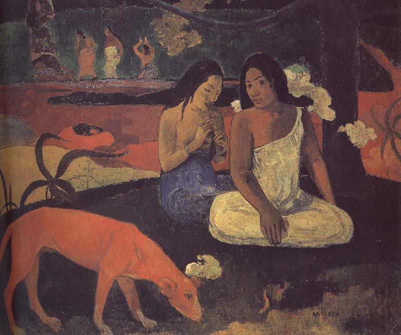 Paul Gauguin Happy Woman France oil painting art